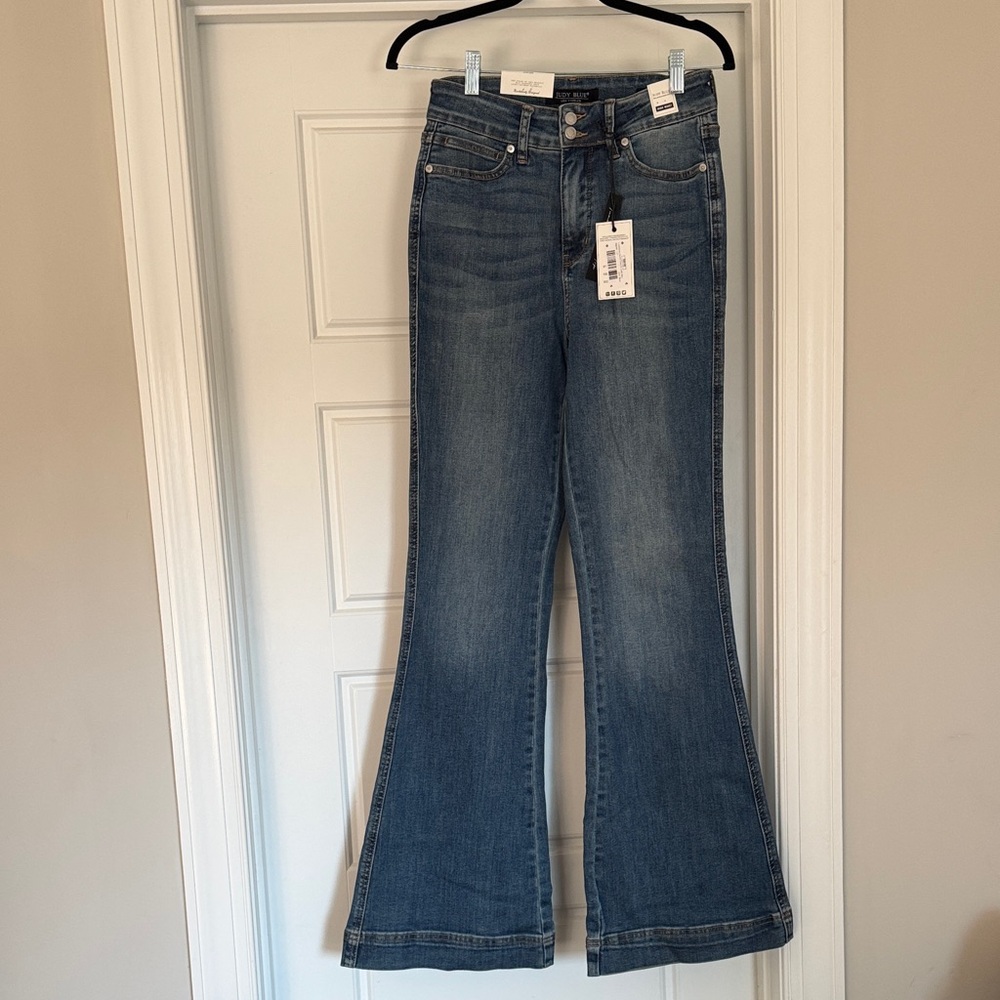 Judy Blue Classic Denim Flare Jeans